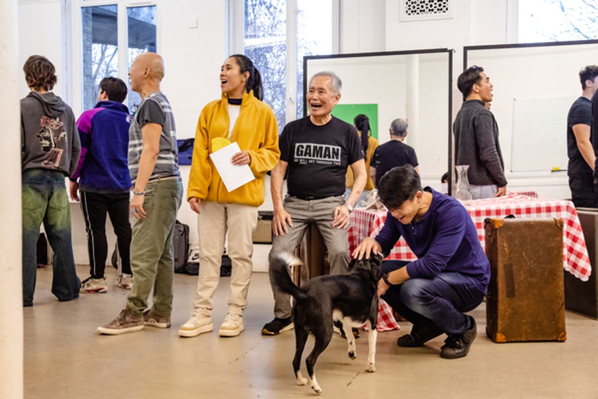 Masashi Fujimoto, Aynrand Ferrer, George Takei, Telly Leung at 