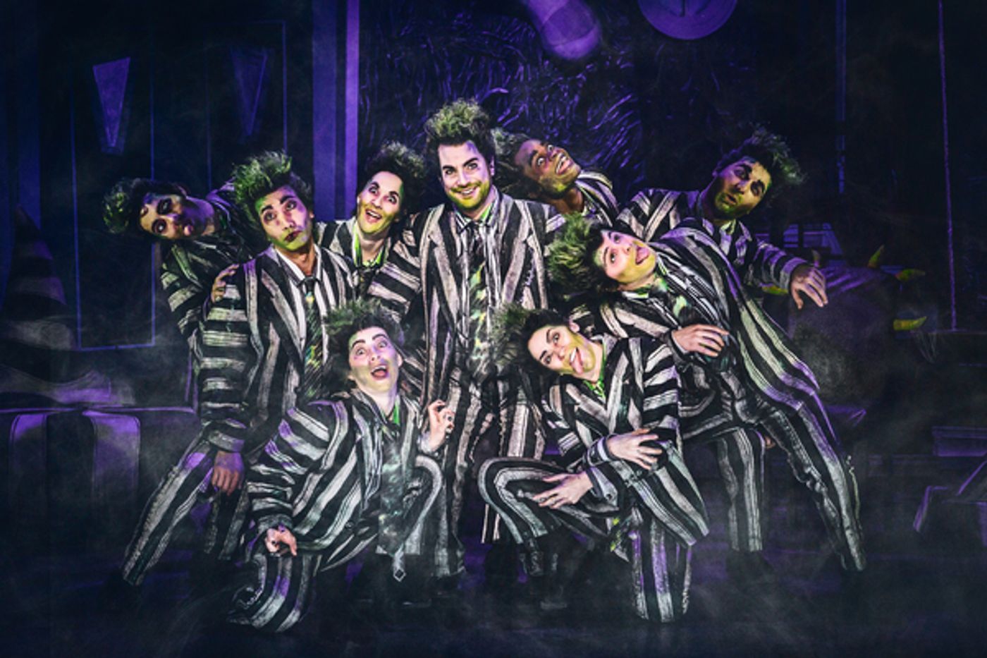 Exclusive: First Look at Justin Collette and the Cast of BEETLEJUICE on Tour  Image