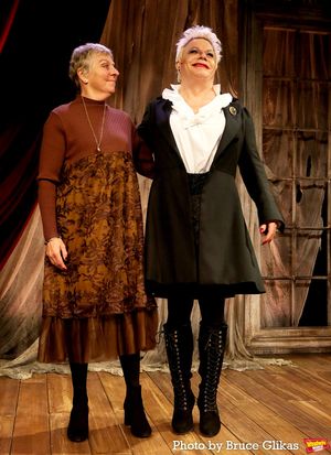 Director Selina Cadell and Eddie Izzard @ BroadwayWorld Director Selina Cadell and Eddie Izzard Photo