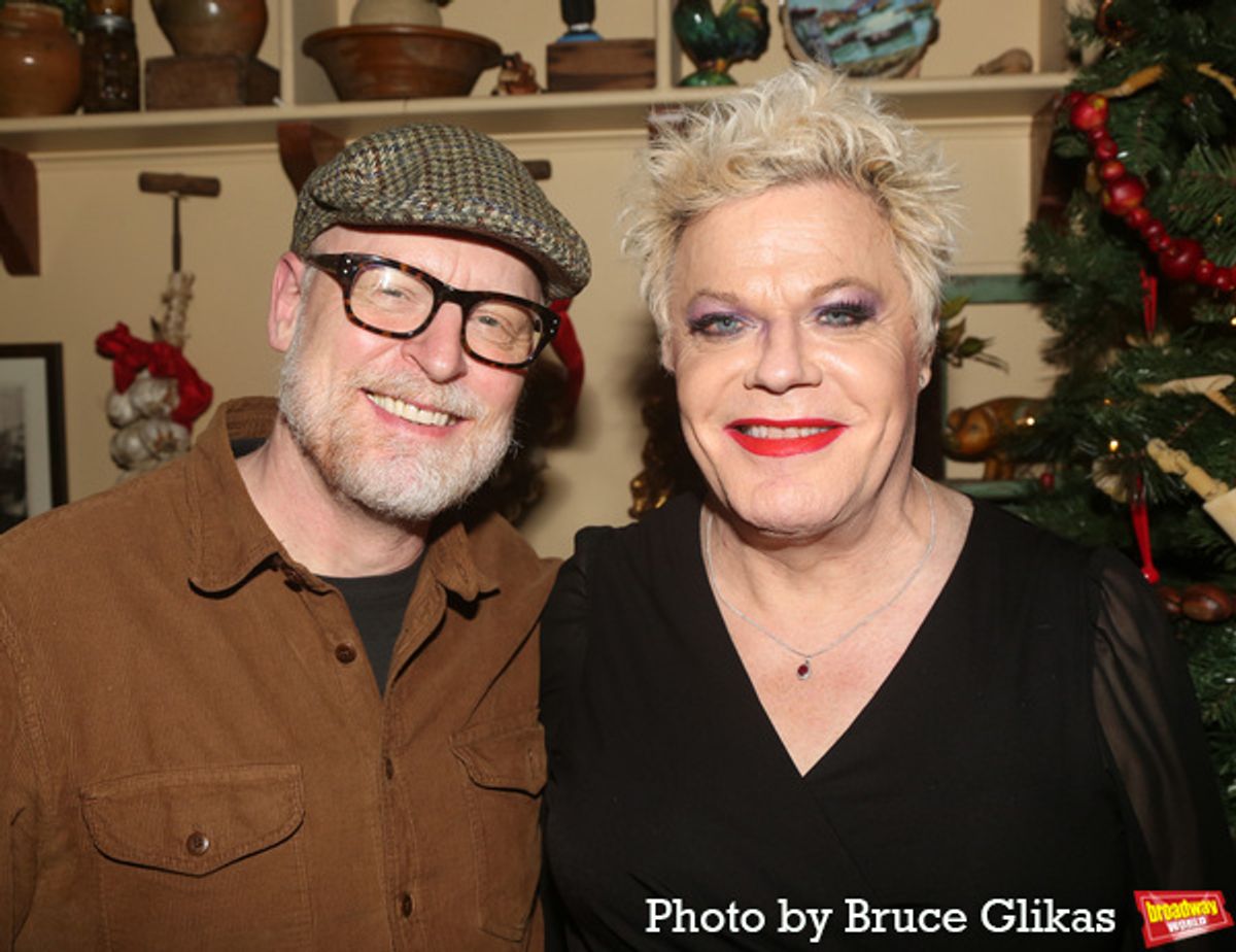 Angus McIndoe and Eddie Izzard at 