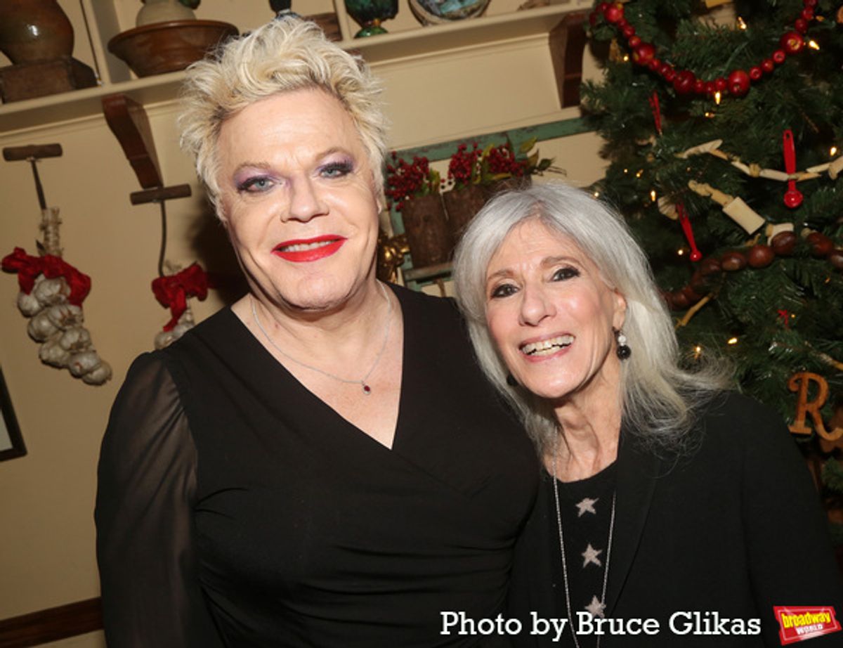 Eddie Izzard and Jamie deRoy at 