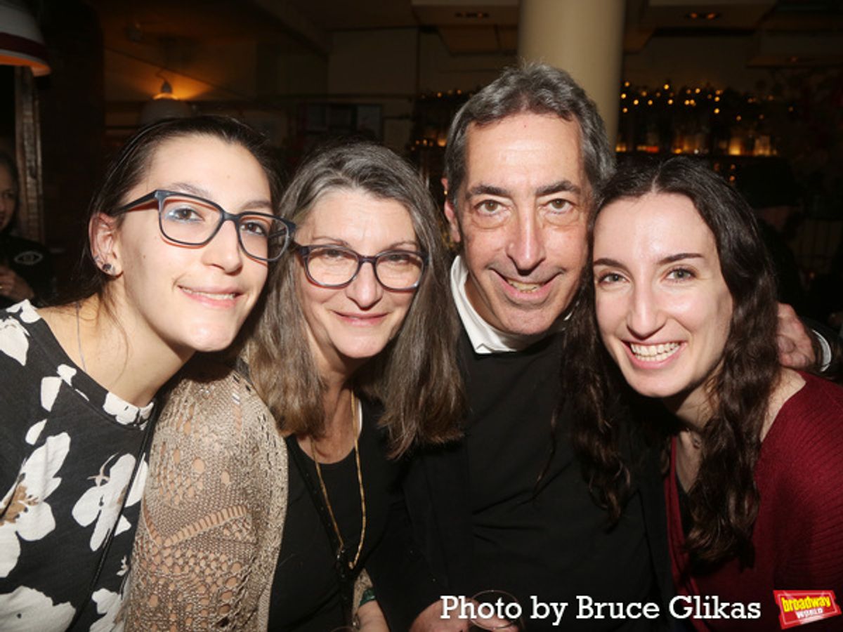 Carol Rosegg, Producer Arnold Engelman, Audrey Engelman and Nora Engelman at 