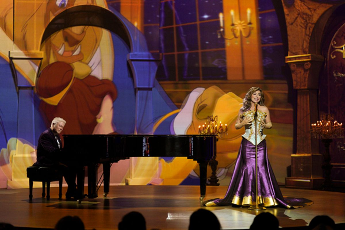 Alan Menken and Shania Twain at 