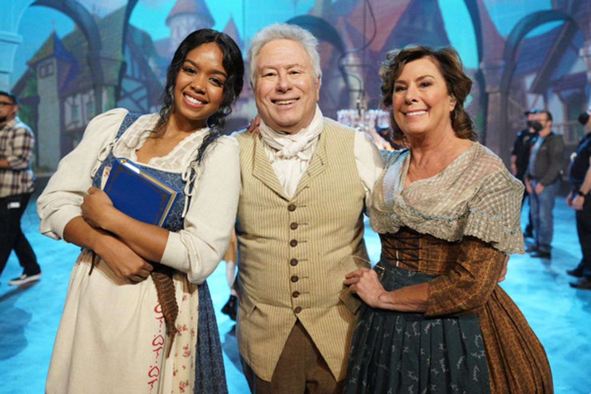 H.E.R., Alan Menken, and Paige O'Hara at 