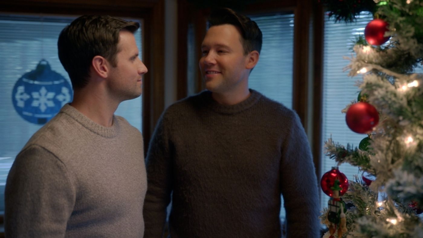 Interview: Kyle Dean Massey & Taylor Frey Talk Starring in A CHRISTMAS TO TREASURE Together  Image