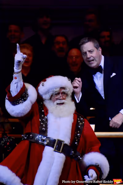 Santa Claus and Steven Reineke Photo