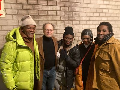 Samuel L. Jackson, David Hyde Pierce, Danielle Brooks, April Matthis, John David Wash Photo