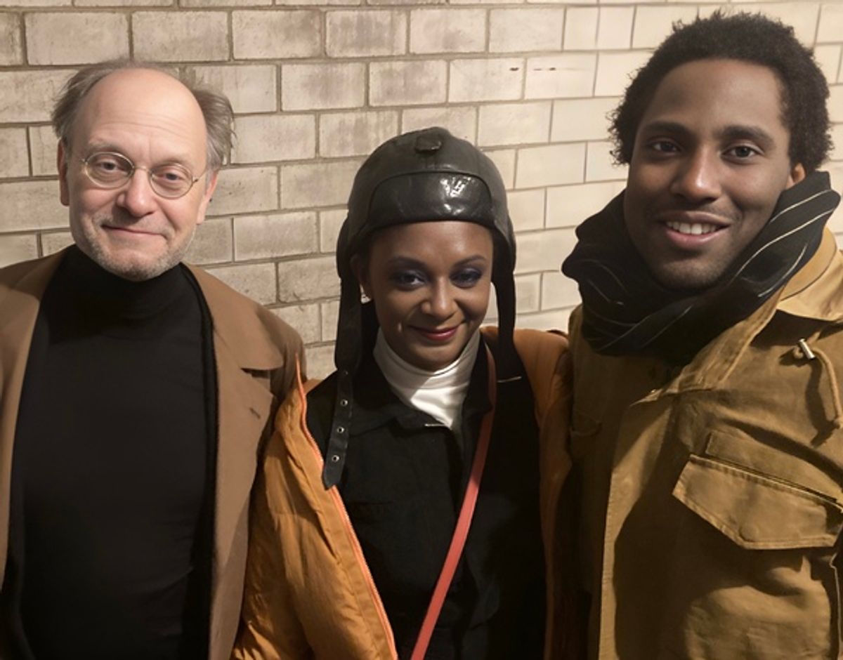 David Hyde Pierce, April Matthis, and John David Washington at 