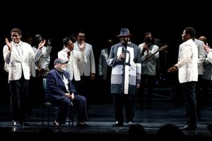 Shelly Berger and Otis Williams @ BroadwayWorld Shelly Berger and Otis Williams Photo