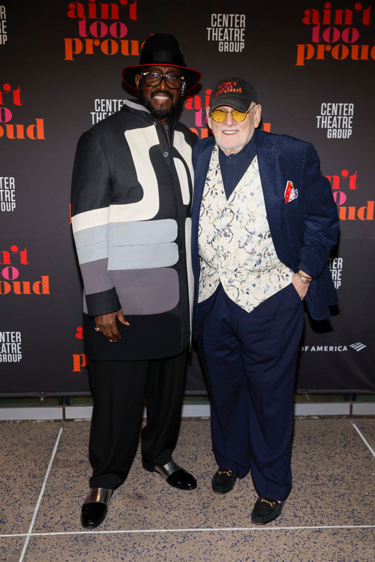 Otis Williams and Shelly Berger at 