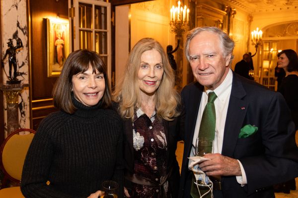 Jill Esterman, Dame Jillian Sackler, Kip Forbes Photo