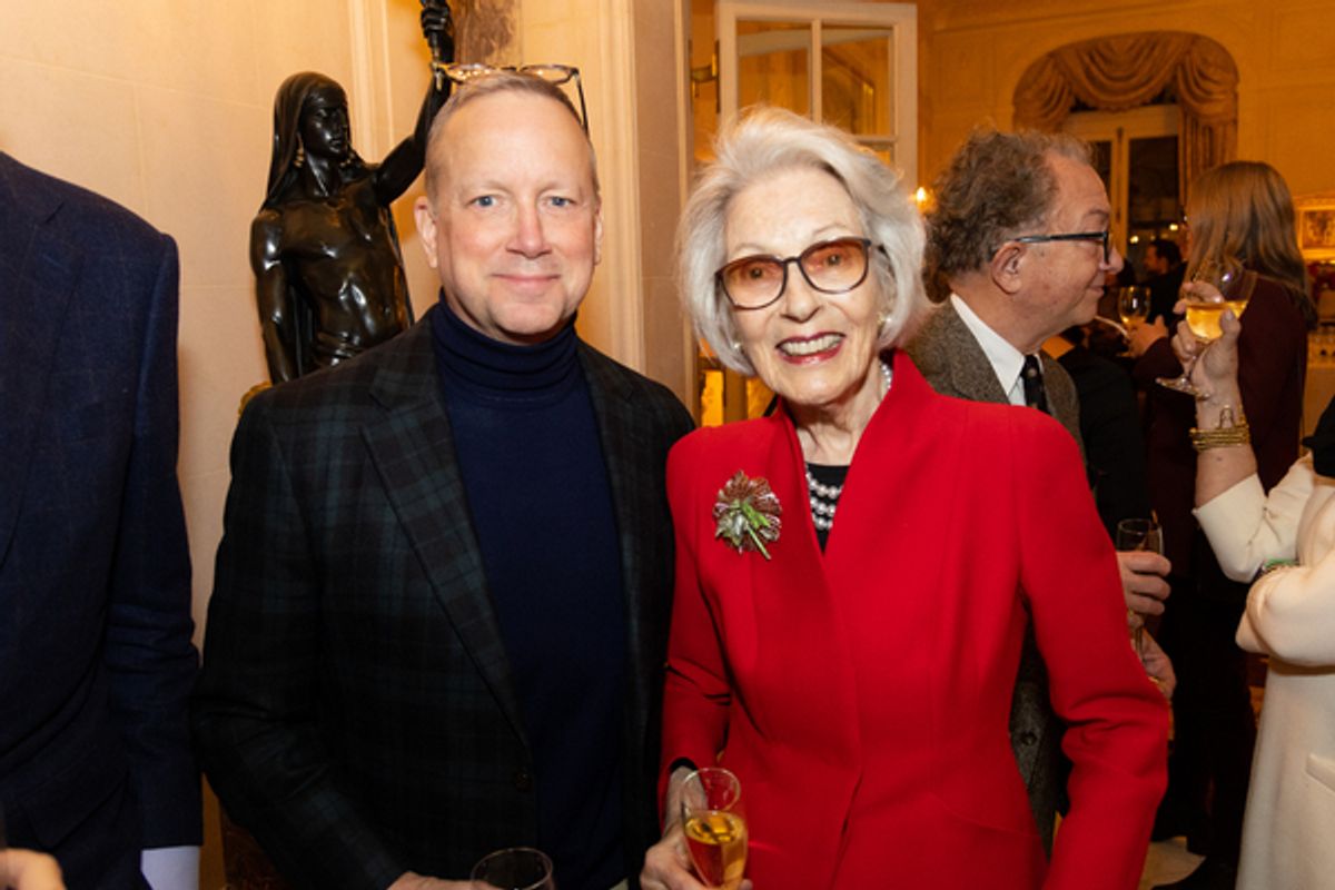 John Olsen, Barbara Tober at 