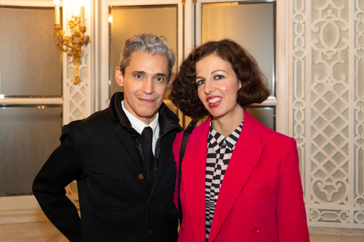 Ruben Toledo, Chiara Clemente at 