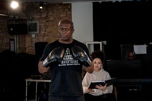 Mensah Bediako, Amber James  Photo