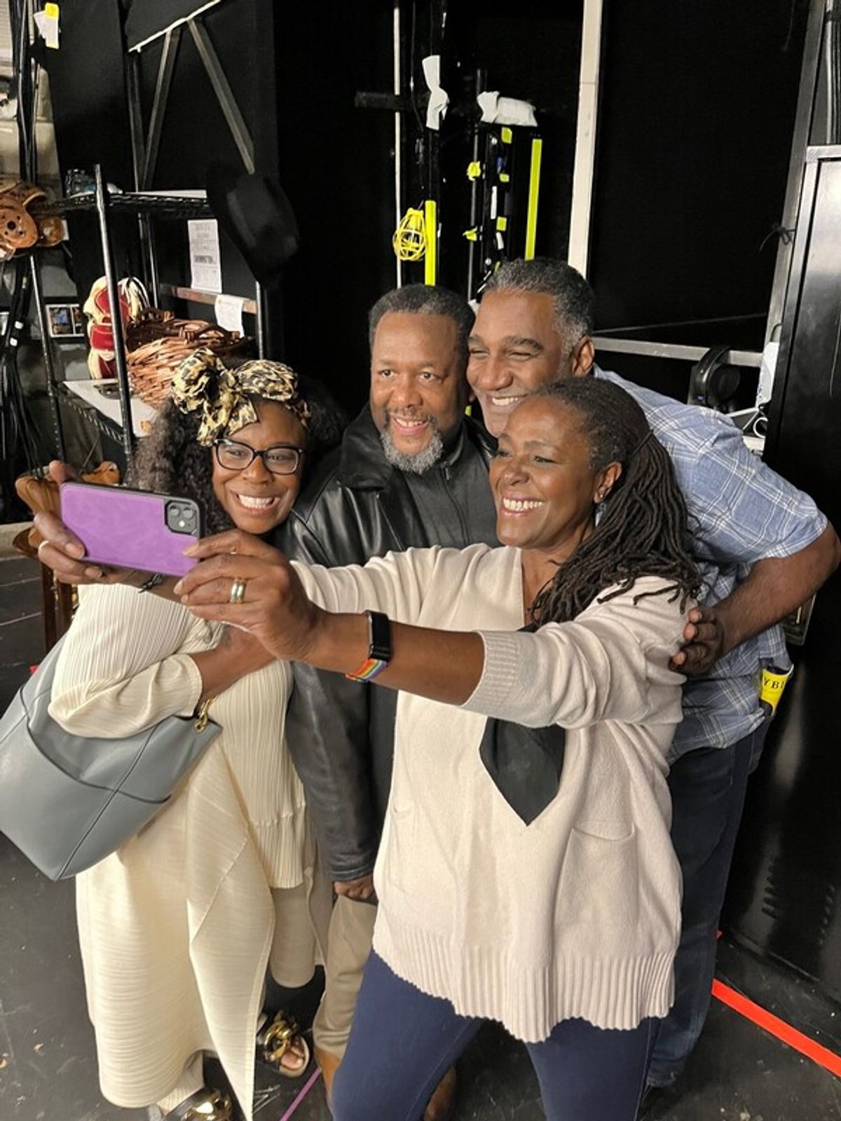 Uzo Aduba, Wendell Pierce, Norm Lewis, Sharon D. Clark at 