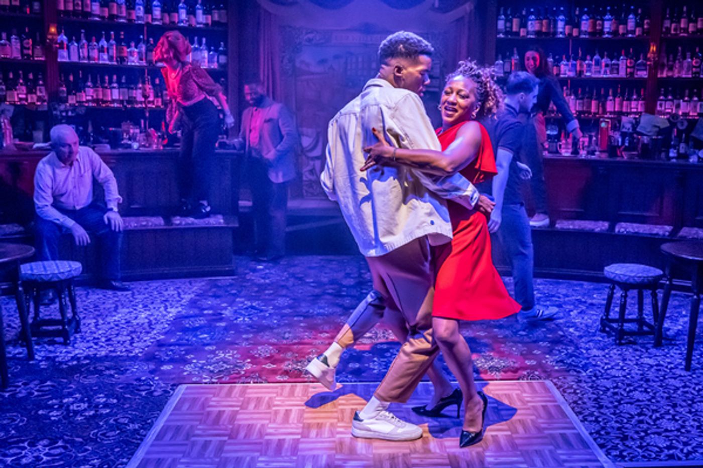 Photos: First Look at THE WIFE OF WILLESDEN at the Kiln Theatre Photos: First Look at THE WIFE OF WILLESDEN at the Kiln Theatre Image