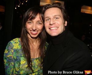 Costume Designer Alexis Forte and Jonathan Groff  Photo