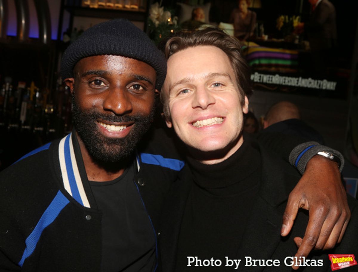 Toby Onwumere and Jonathan Groff  at 