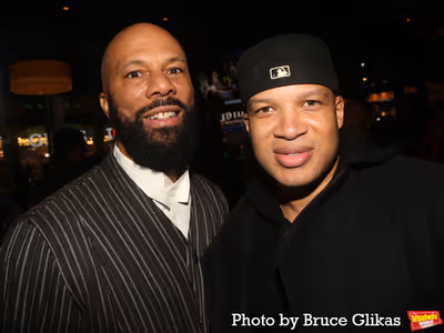 Common and Glenn Davis Photo