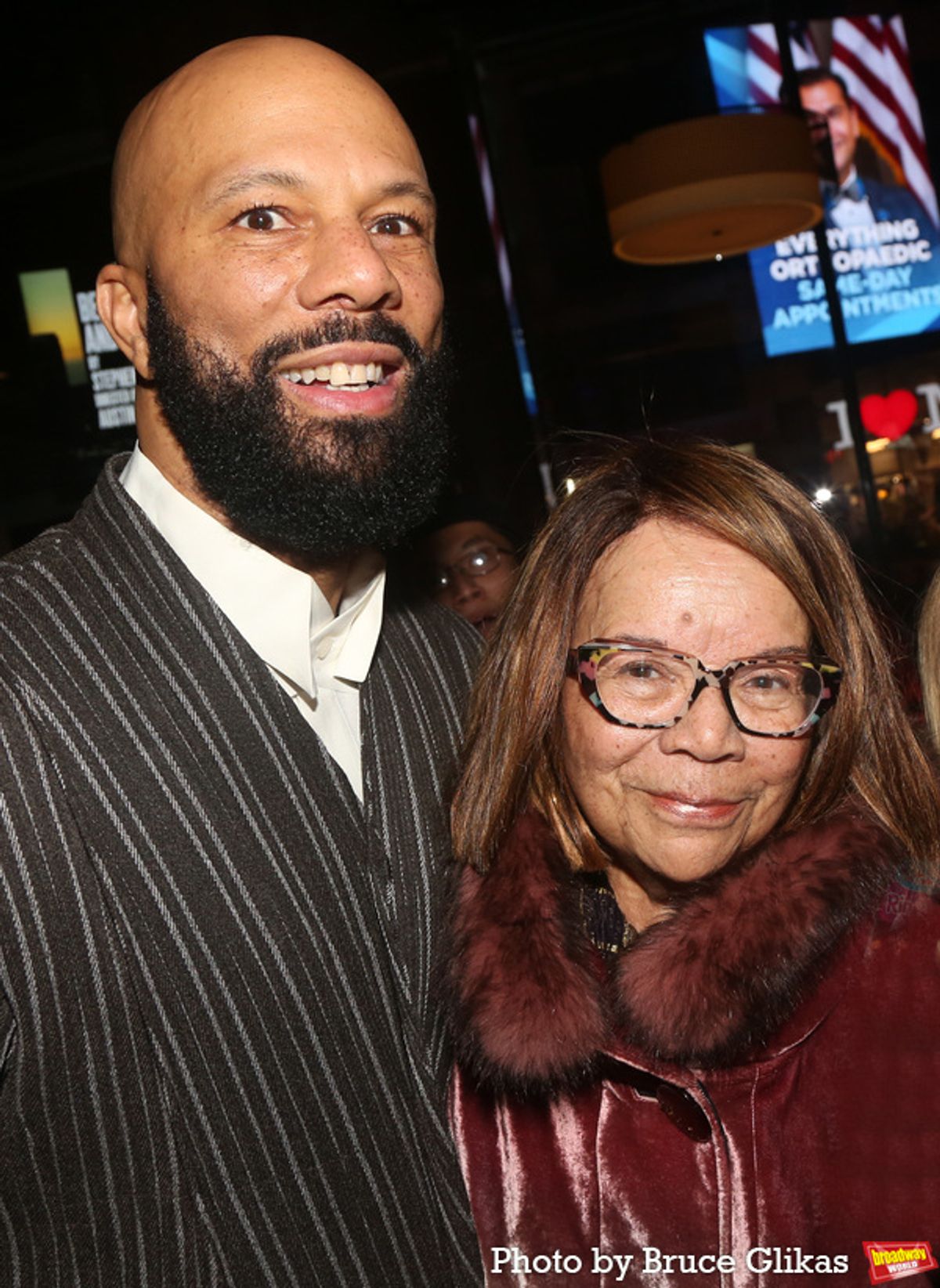 Common and mother Dr. Mahalia Hines at 