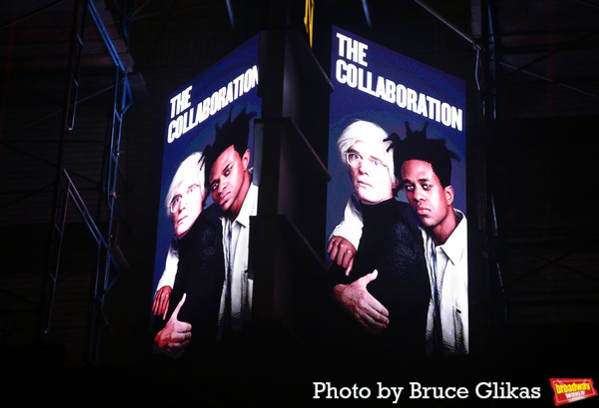 Signage at The Samuel J. Friedman Theatre at 