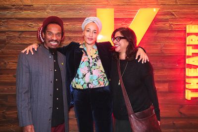Benjamin Zephaniah, Zadie Smith, Indhu Rubasingham Photo