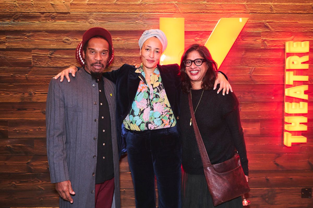 Benjamin Zephaniah, Zadie Smith, Indhu Rubasingham at 