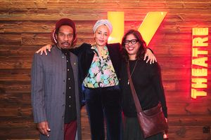Benjamin Zephaniah, Zadie Smith, Indhu Rubasingham Photo