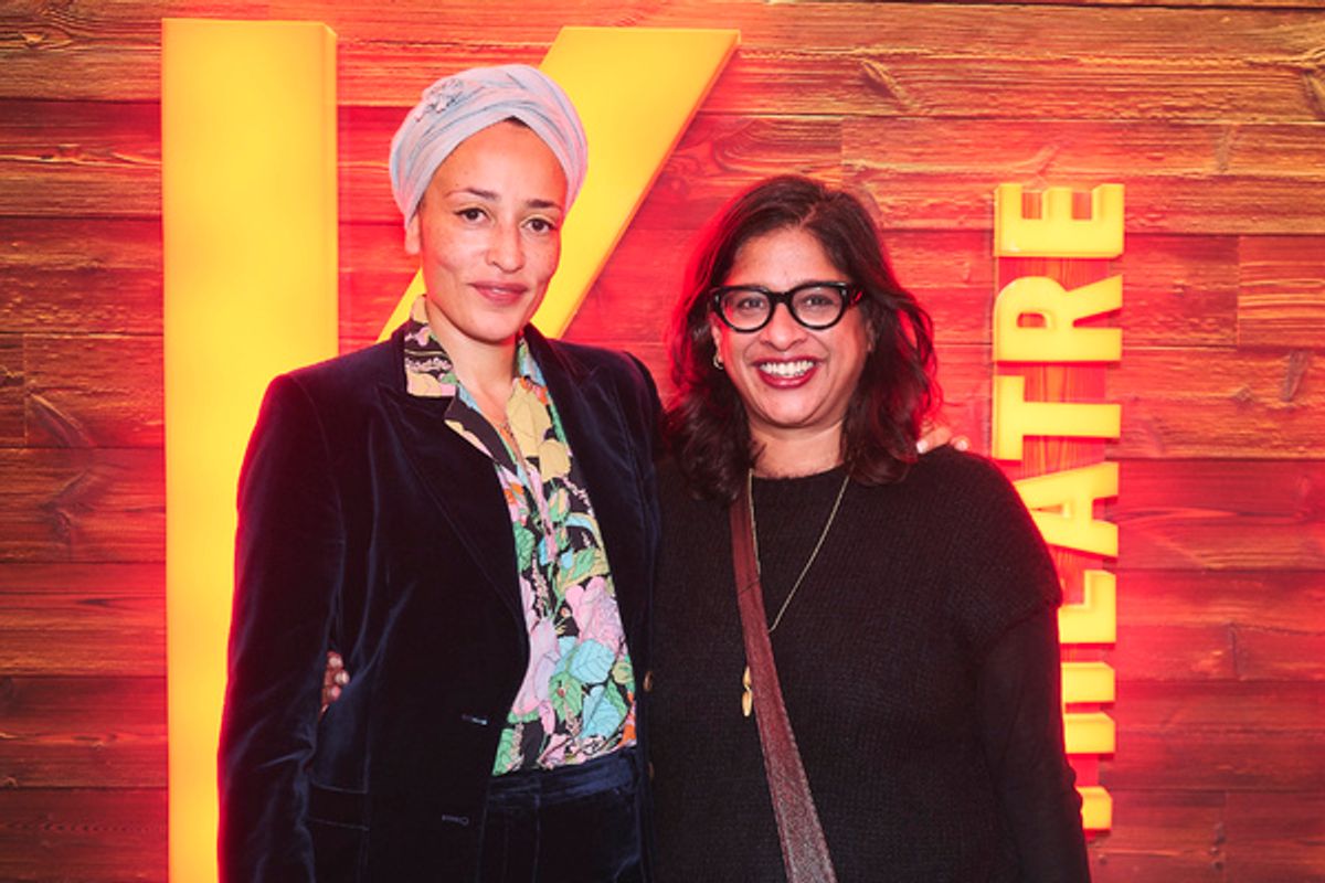 Zadie Smith, Indhu Rubasingham at 