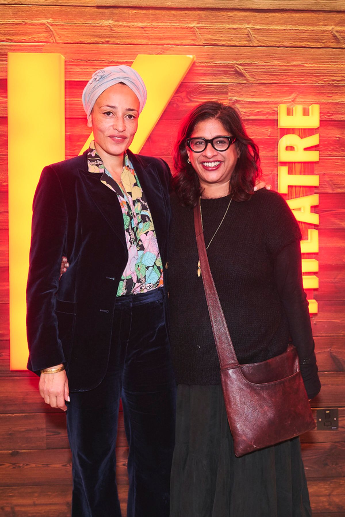 Zadie Smith, Indhu Rubasingham at 