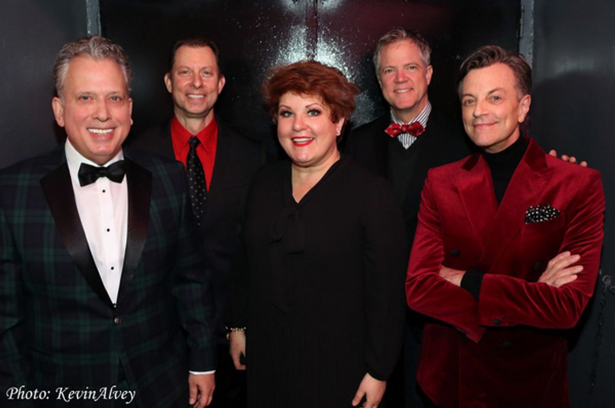 Billy Stritch, Daniel Glass, Klea Blackhurst, Steve Doyle, Jim Caruso at 