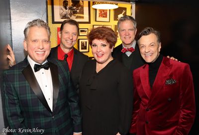 Billy Stritch, Daniel Glass, Klea Blackhurst, Steve Doyle, Jim Caruso Photo