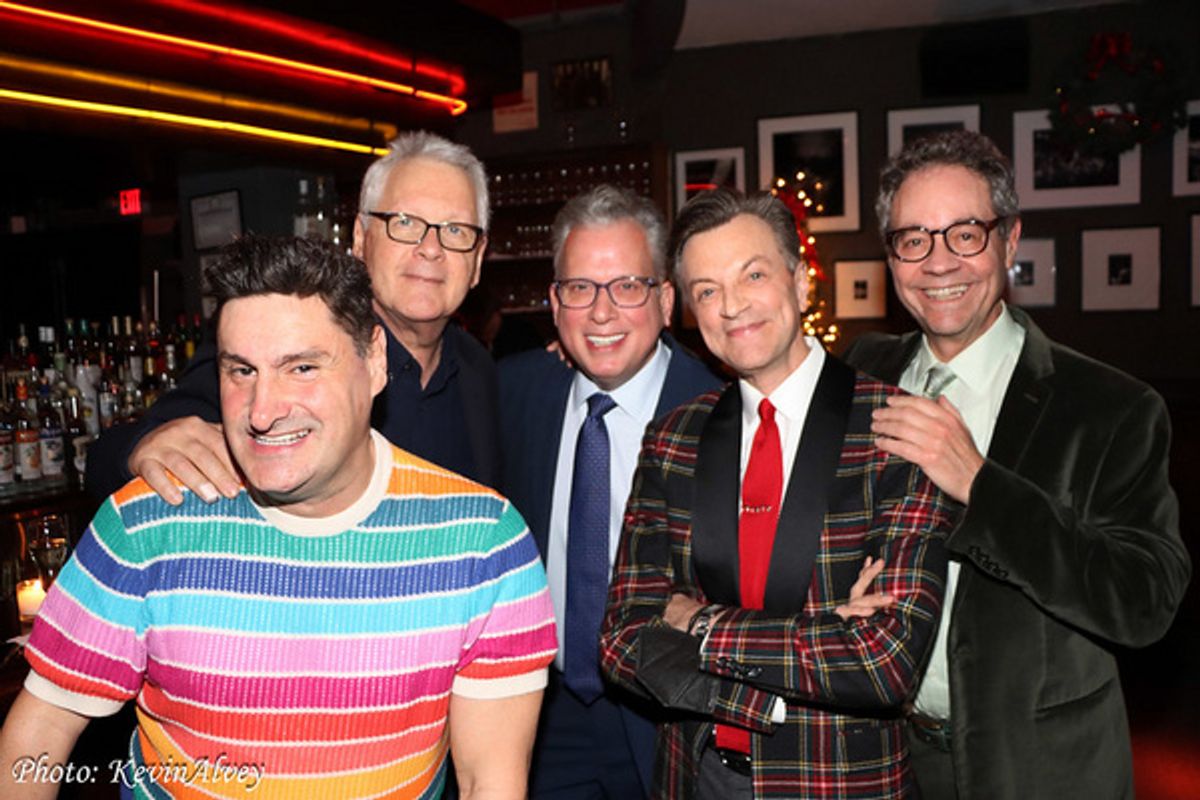 Rob Shuter, Bruce Sussman, Billy Stritch, Jim Caruso, Mark Sendroff at 