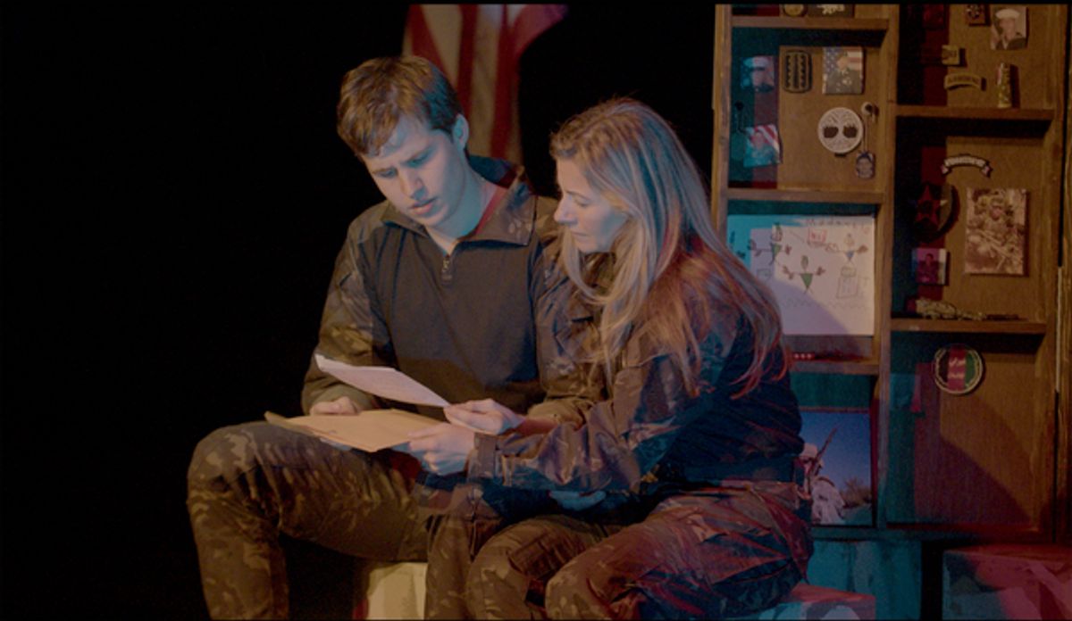 Cooper Mann and Heather Corrigan  at 