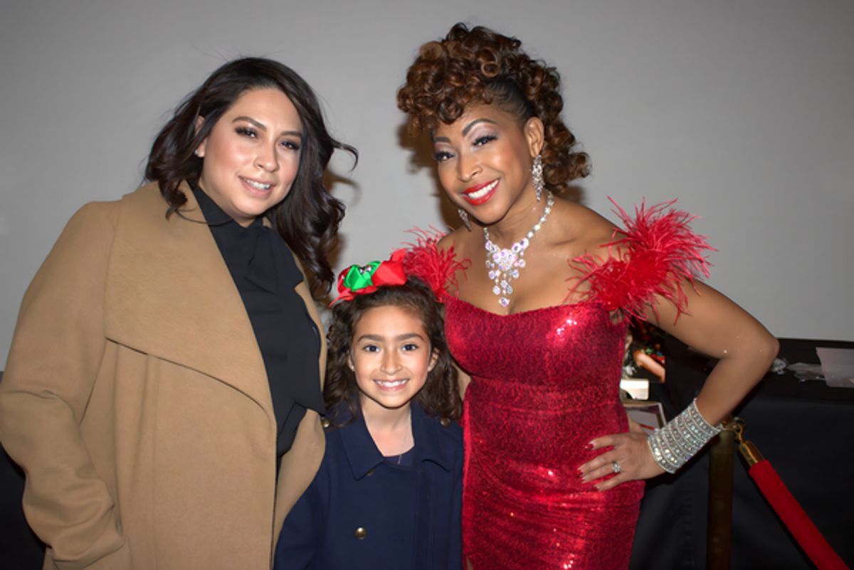 N'Kenge with fans  at 