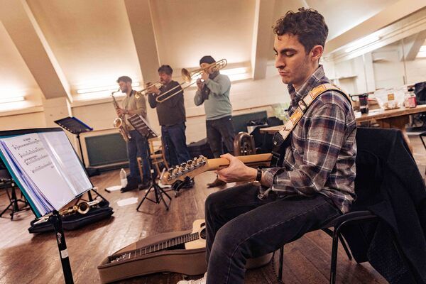 Morgan Burgess (in background Tom Mussell, Miles Russell and Christopher Fry) Photo