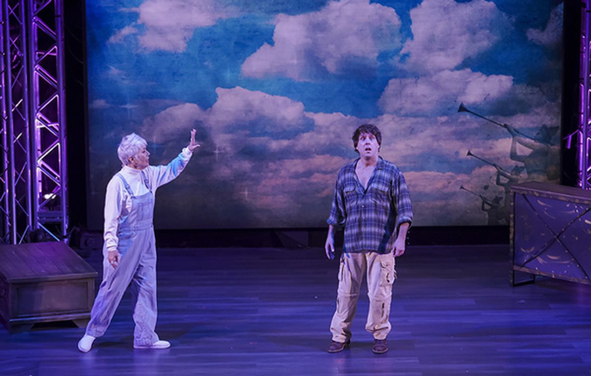 Elise Santora and Christopher Sutton at 