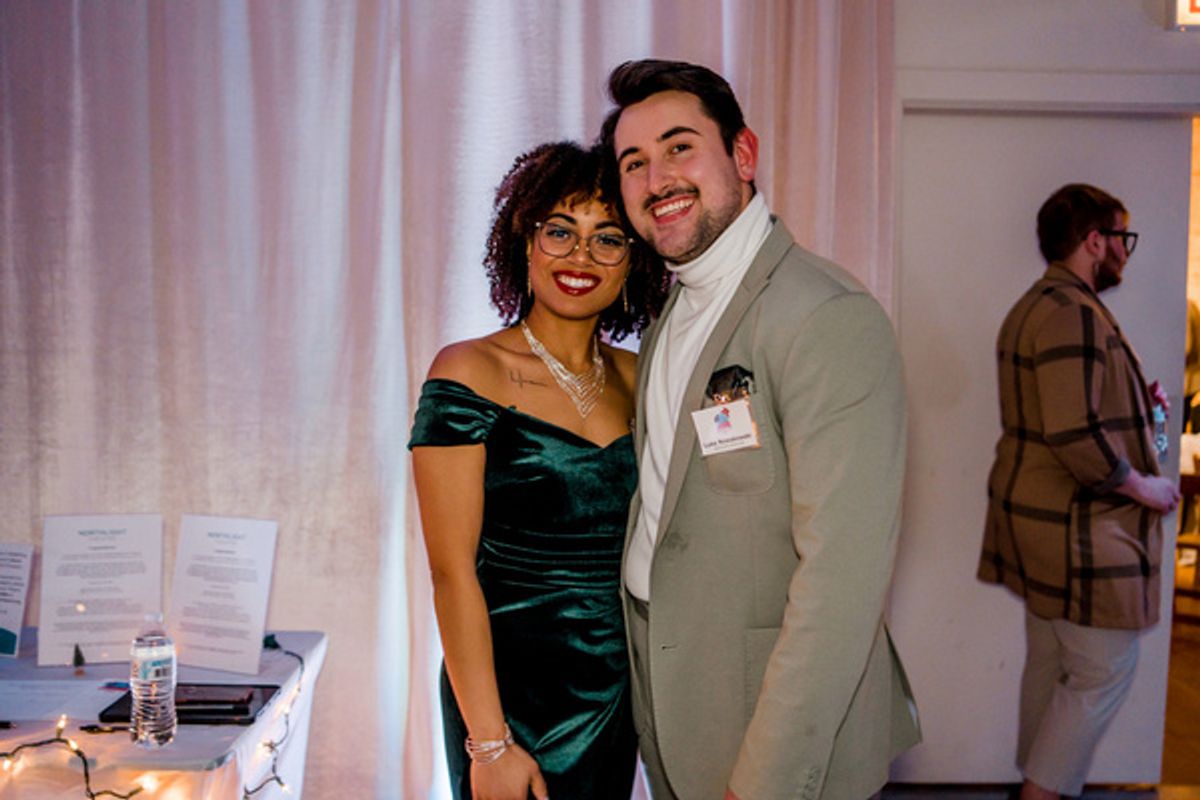 Associate Producer & Performer Luke Nowakowski along with Stage Manager Kylie Fox. (Photo by Elizabeth Stenholt) at 