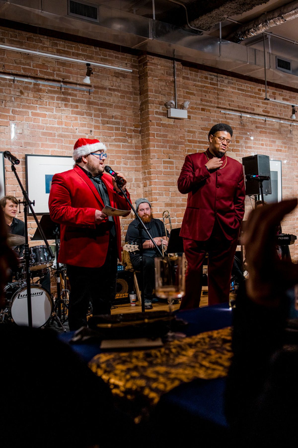 Founder and Artistic Director marveling at the style of Lorenzo Rush, Jr. (Photo by Elizabeth Stenholt) at 