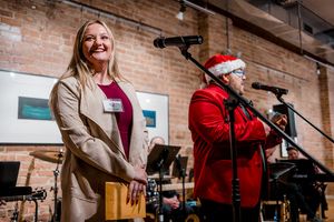 Founder & Artistic Director David Fiorello with Lead Producer Abbey Loria. (Photo by Elizabeth Stenholt) @ BroadwayWorld Founder & Artistic Director David Fiorello with Lead Producer Abbey Loria. (Photo by Photo