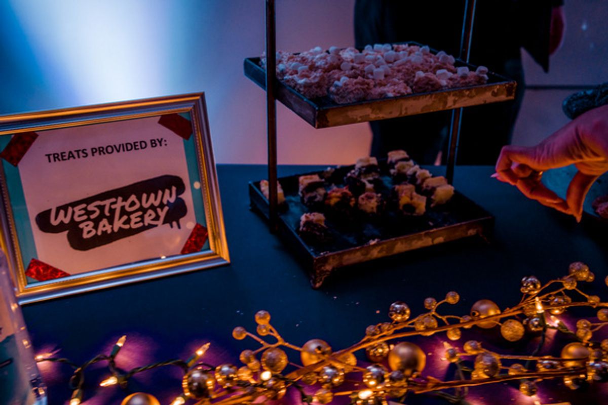 A fantastic dessert spread provided by West Town Bakery. (Photo by Elizabeth Stenholt) at 