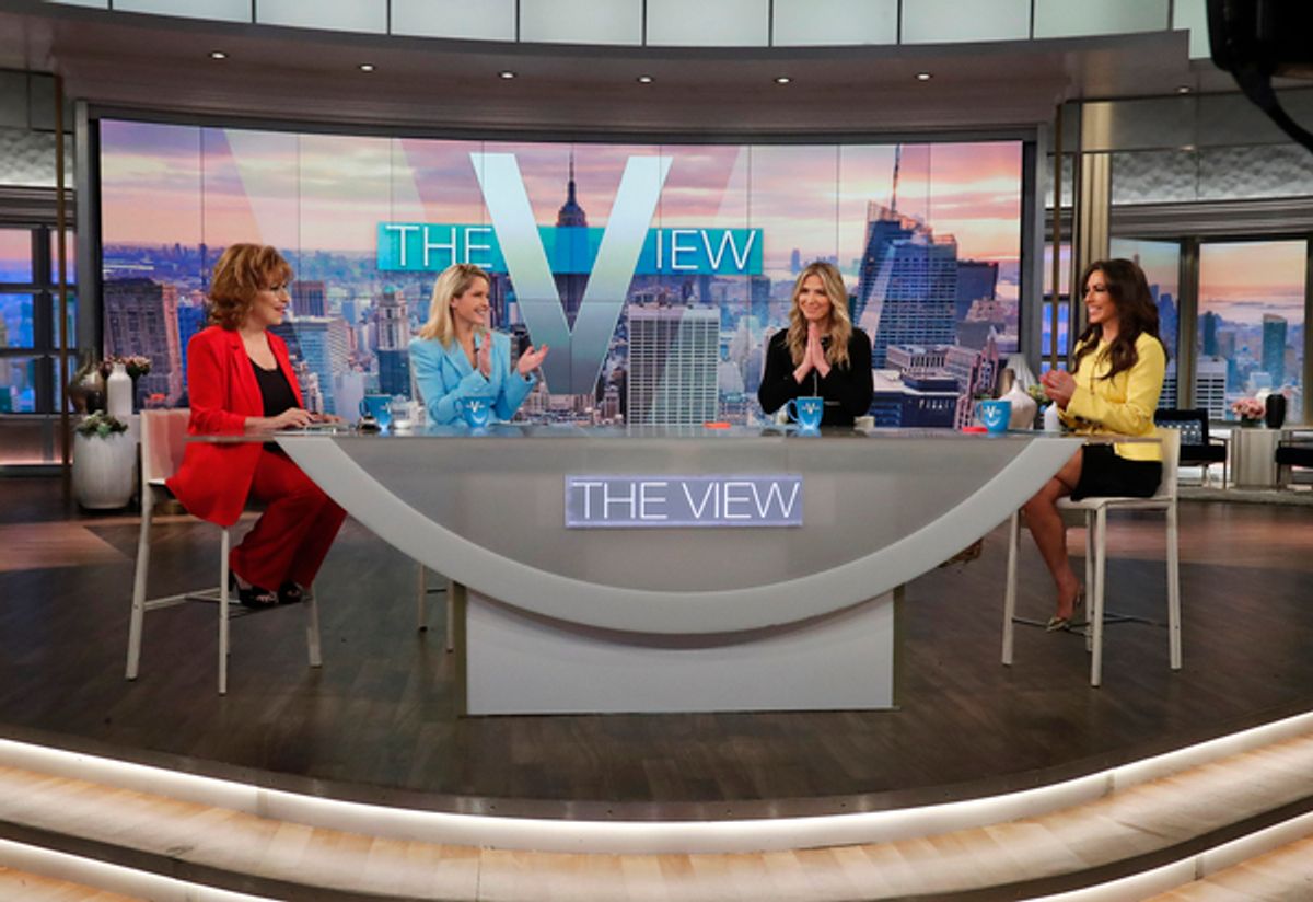 Sara Haines, Debbie Matenopoulos, Alyssa Farah Griffin at 