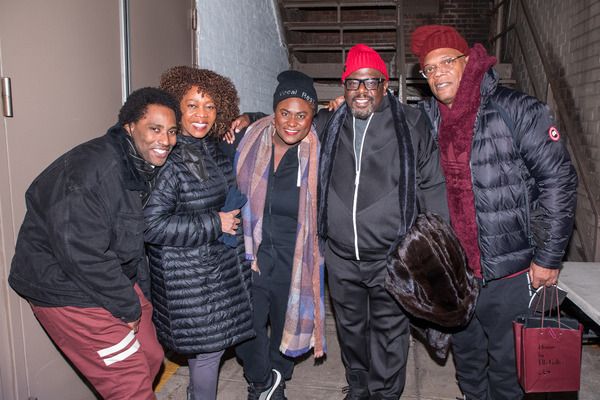 Alfre Woodard and Cedric the Entertainer at The Piano Lesson  Photo
