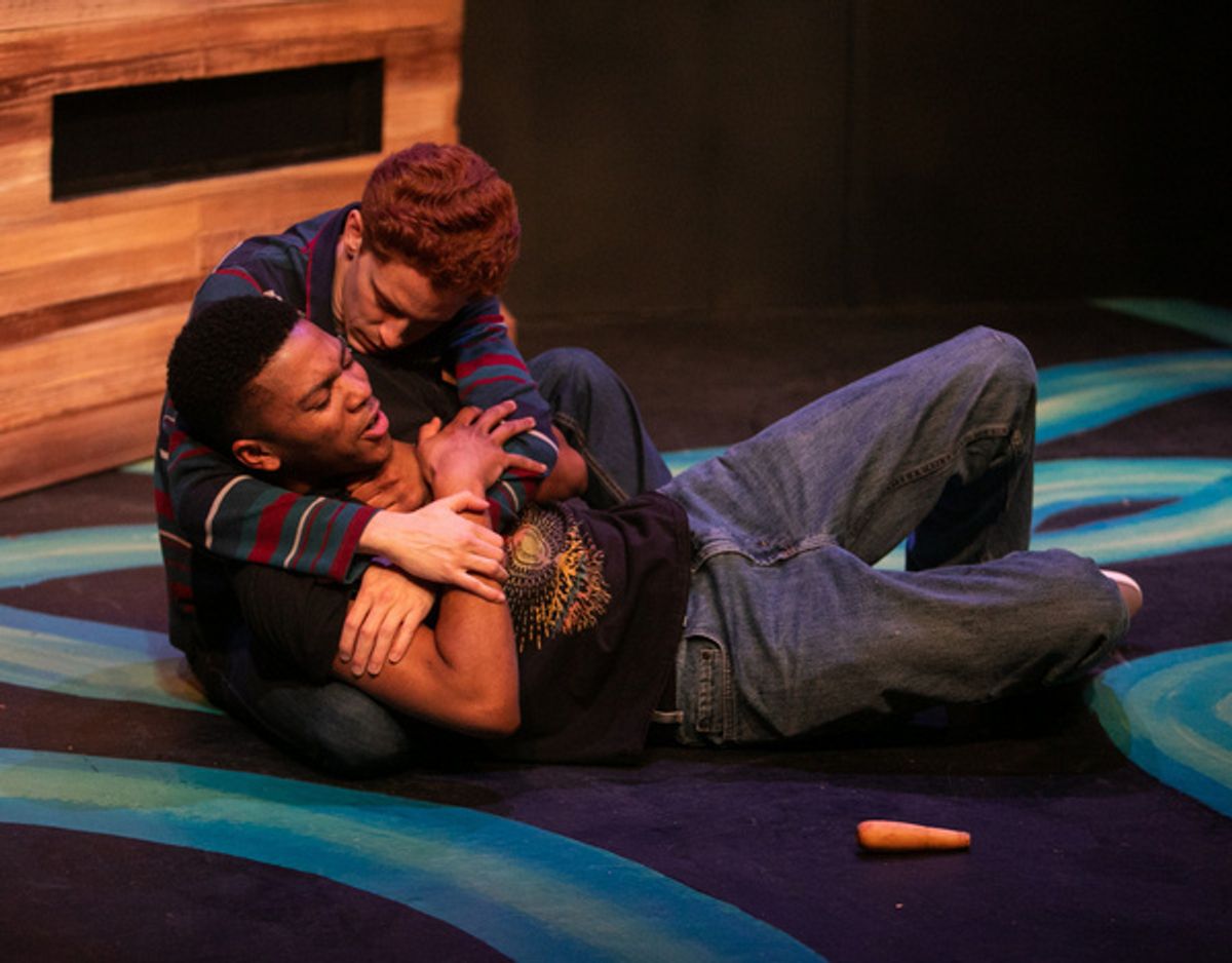 Destin Lorde Teamer and Anthony Santiago at 