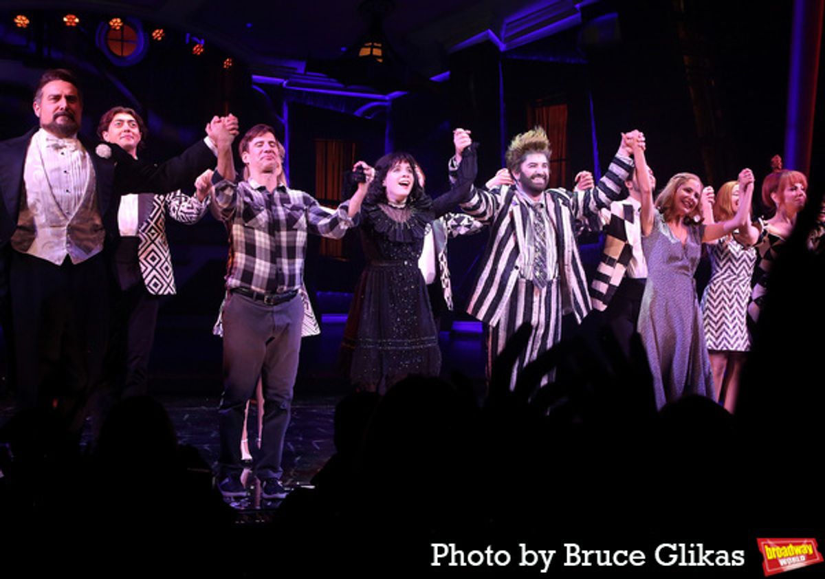 Adam Dannheisser, David Josefsberg, Elizabeth Teeter, Alex Brightman, Kerry Butler and Leslie Rodriguez Kritzer at 