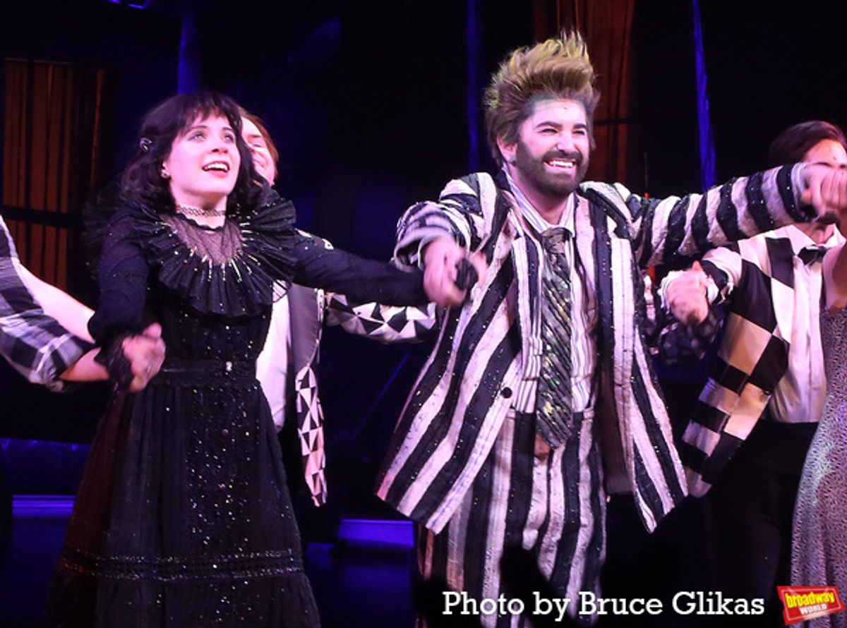 Elizabeth Teeter and Alex Brightman at 