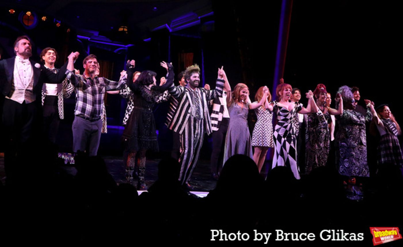 Photos: The Cast of BEETLEJUICE Take Their Closing Night Curtain Call  Image