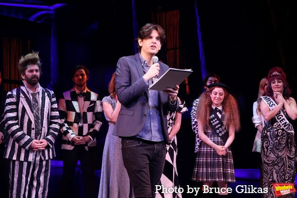 Alex Brightman, Kerry Butler, Director Alex Timbers, Dana Steingold, Michelle Aravena Photo