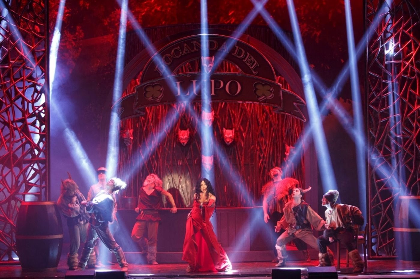 scesa dal Rapunzel il musical con Lorella Cuccarini