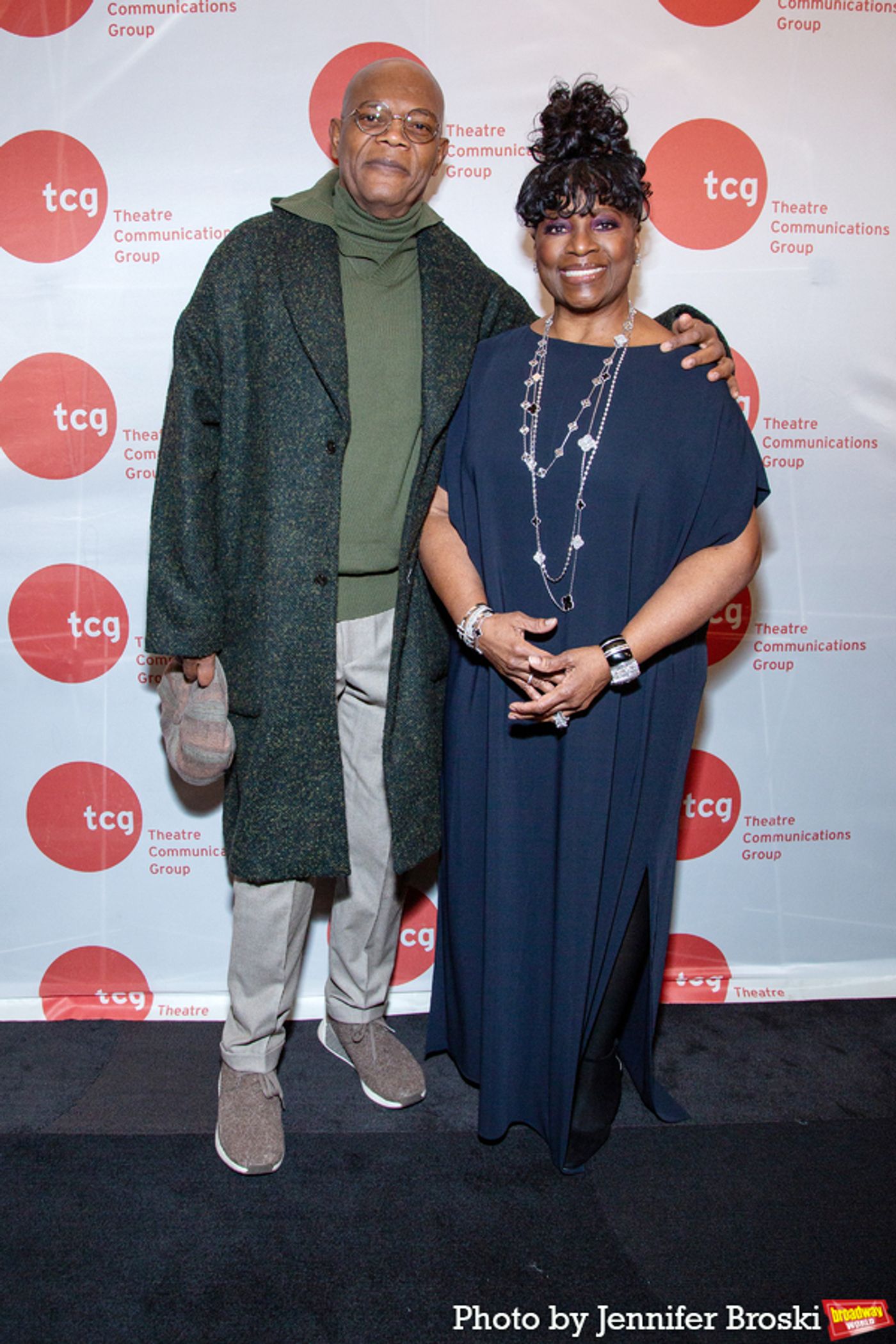Photos: Samuel L. Jackson and LaTanya Richardson Honored at TCG Gala Photos: Samuel L. Jackson and LaTanya Richardson Honored at TCG Gala Image